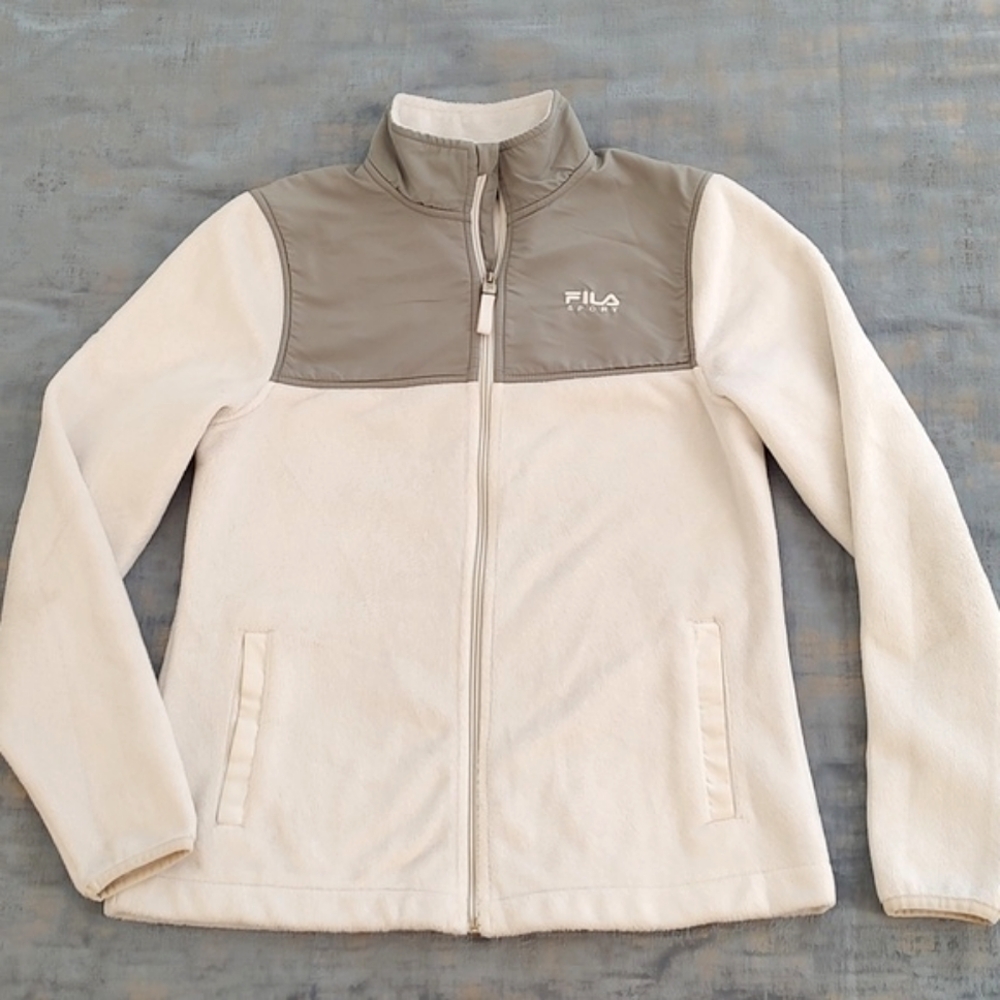 Fila Sport Womans Zipper Front Polar Fleece Jacket w/ Pockets /Size XS